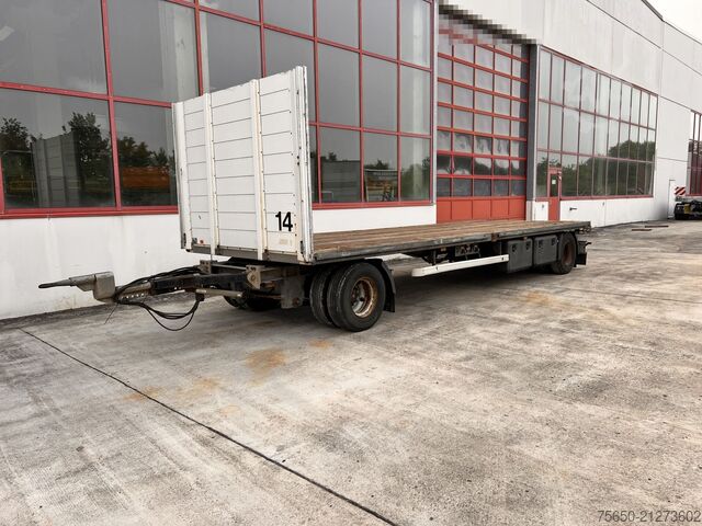 Low loader trailer Ackermann PA-F 18/7.4E  2 Achs Jumboanhänger Mega