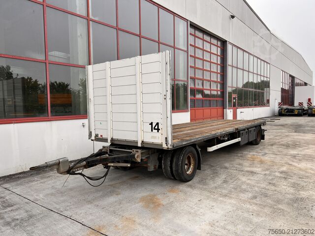 Low loader trailer Ackermann PA-F 18/7.4E  2 Achs Jumboanhänger Mega
