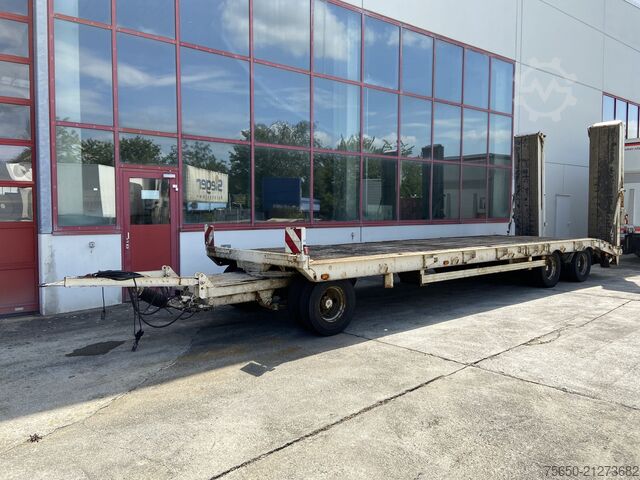 Low loader trailer Müller Mitteltal PT 30  3 Achs Tieflader 9,20 m Ladefläche
