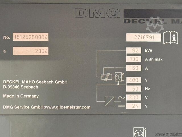 Bearbeitungszentren (vertikal) DECKEL MAHO DMF 250 Linear