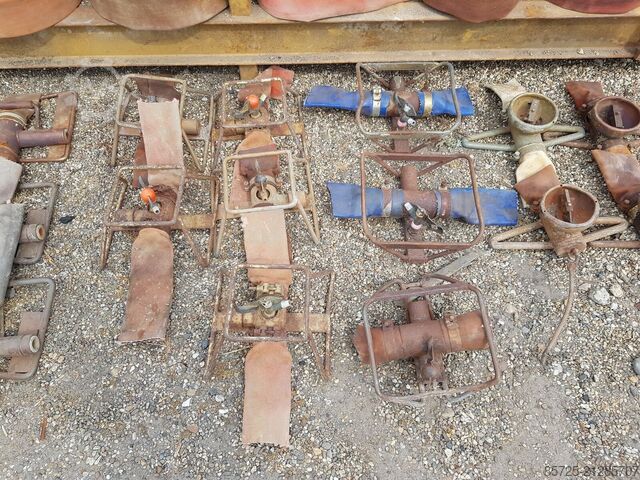 Gebruikte beregeningsslang en sproeiers  Gebruikte beregeningsslang en sproeiers