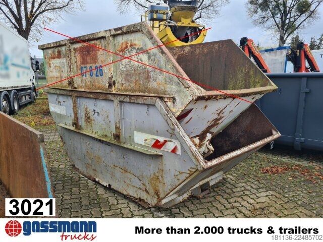 Abrollcontainer  Absetzcontainer ca. 7m³ offen