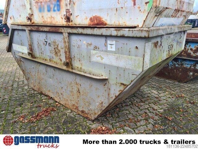 Abrollcontainer  Absetzcontainer ca. 7m³ offen
