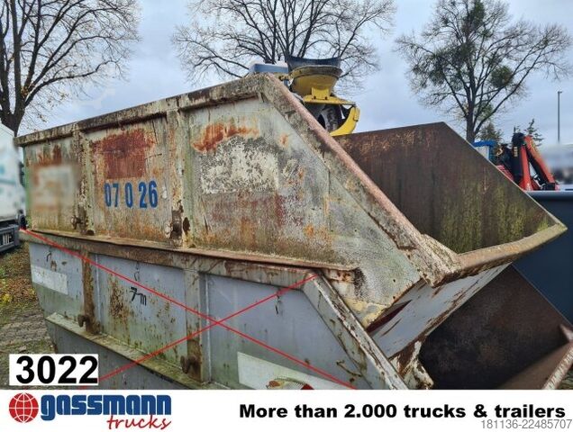 Abrollcontainer  Absetzcontainer ca. 7m³ offen