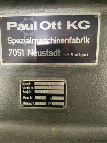 Ott JU65 veneer press Ott JU 65
