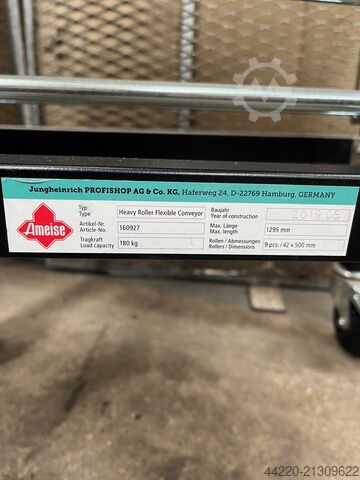 Scissor roller conveyor Ameise 