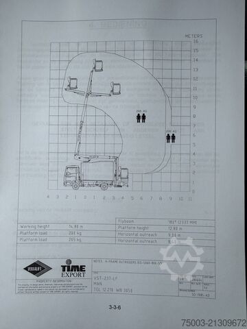Lkw-Arbeitsbühne MAN TGL 12.180 Koffer mit Ruthmann Versalift 14.90m
