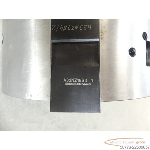 Component unbekannt A33NZ18S3 1 50880610/24448 Kraftspannfutter für CNC - Drehmaschinen
