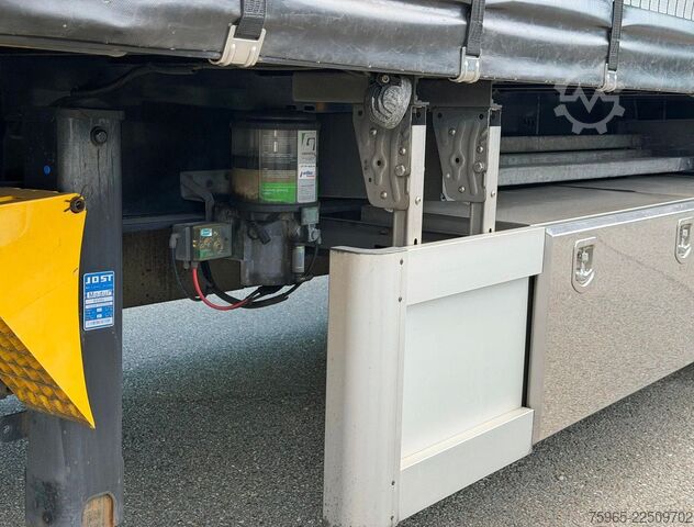 Open semitrailer with tarp  Hertoghs N/A LPRS 24 STUURAS 2x LIFT AS SCHUIFDA
