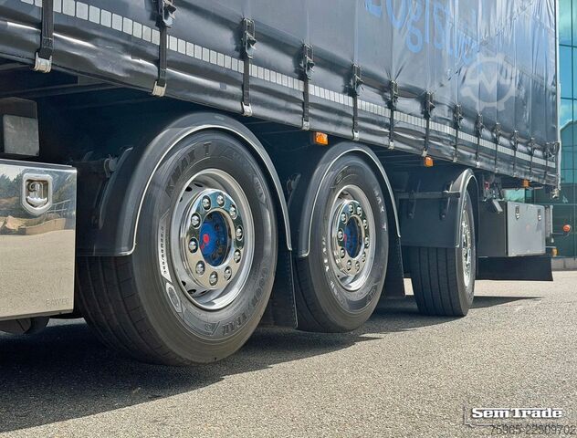 Open semitrailer with tarp  Hertoghs N/A LPRS 24 STUURAS 2x LIFT AS SCHUIFDA