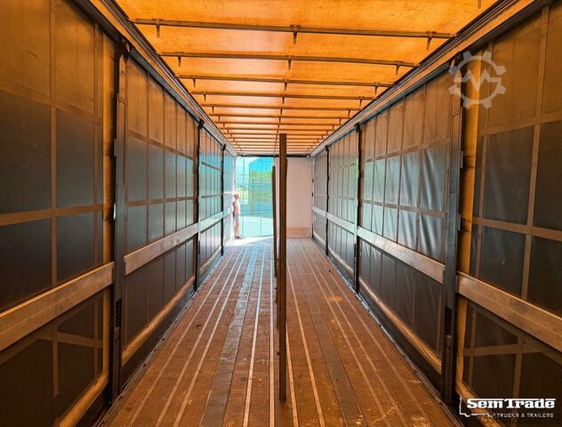 Open semitrailer with tarp  Hertoghs N/A LPRS 24 STUURAS 2x LIFT AS SCHUIFDA