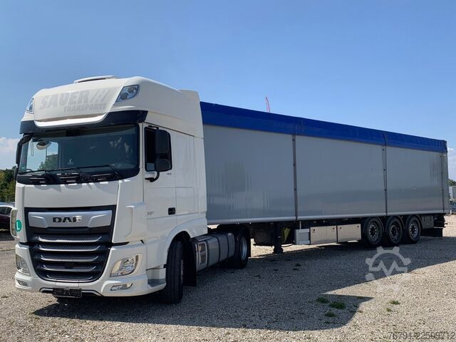 Walking floor semitrailer KRAKER CF-Z 92m³_ BPW_ Liftach_ Funk_ Hochdruckreiniger