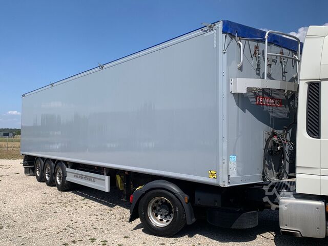 Walking floor semitrailer KRAKER CF-Z 92m³_ BPW_ Liftach_ Funk_ Hochdruckreiniger