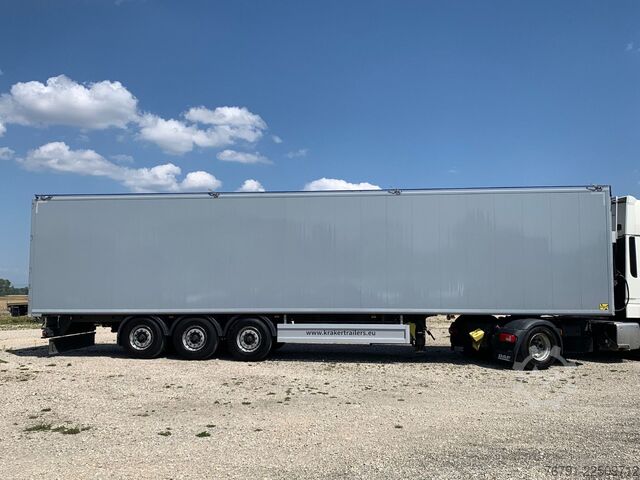 Walking floor semitrailer KRAKER CF-Z 92m³_ BPW_ Liftach_ Funk_ Hochdruckreiniger