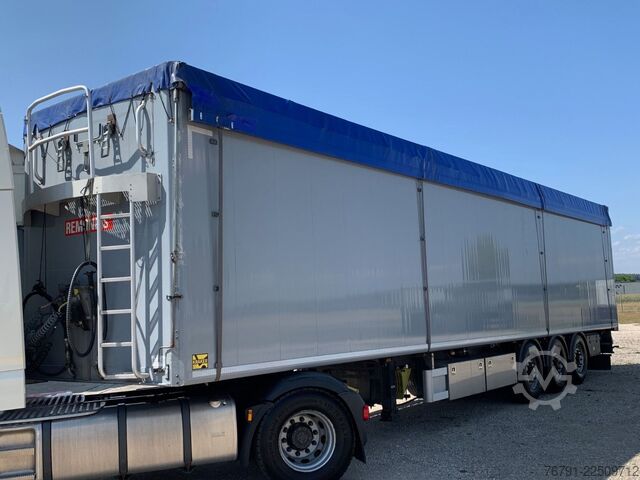 Walking floor semitrailer KRAKER CF-Z 92m³_ BPW_ Liftach_ Funk_ Hochdruckreiniger