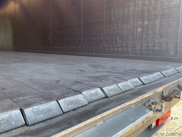 Walking floor semitrailer KRAKER CF-Z 92m³_ BPW_ Liftach_ Funk_ Hochdruckreiniger