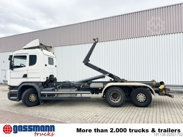 Roll-off tipper truck Scania G 450 6x2/4, Lift-/Lenkachse, Kli-Ret