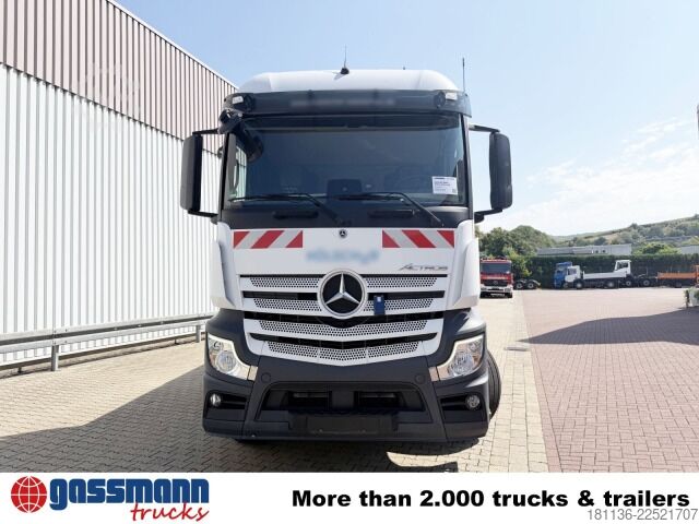 Flatbed truck Mercedes-Benz Actros 2746 L 6x2, Kran Atlas 240.2E-A4, Funk,