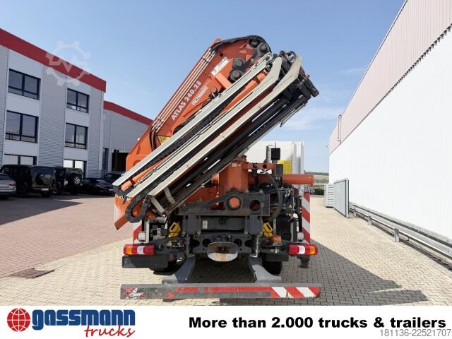 Flatbed truck Mercedes-Benz Actros 2746 L 6x2, Kran Atlas 240.2E-A4, Funk,