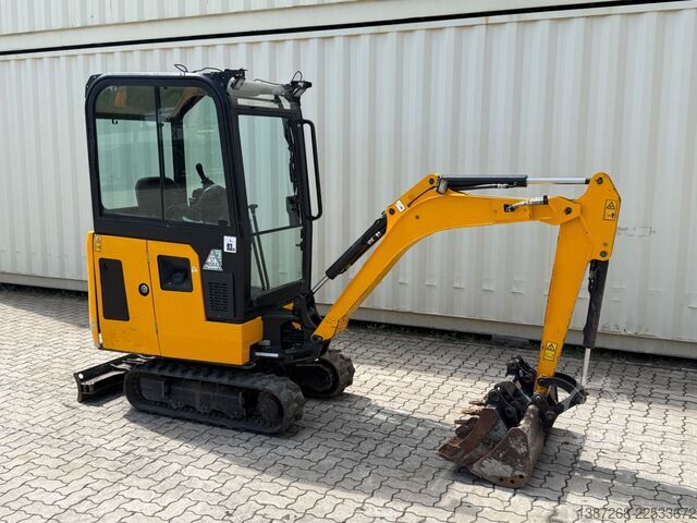 Mini excavator JCB 15C-1 / 982 H /  3 x Löffel / Kabine