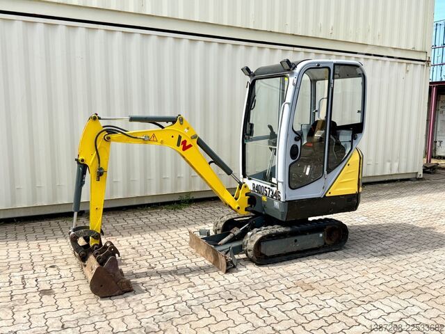 Mini excavator WACKER Neuson ET16 / 2019 BJ / 996 H / 3x Löffel