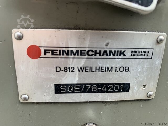 Drills Grinding Machine DECKEL SOE