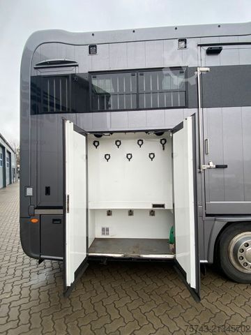 Cattle truck MERCEDES-BENZ Actros 2651 STX  Pop-Out,  5 Pferde