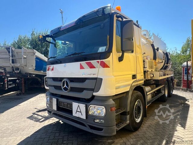Saugwagen MERCEDES-BENZ Actros 2546 L 6x2  Saug + Spülwagen Müller GGVS