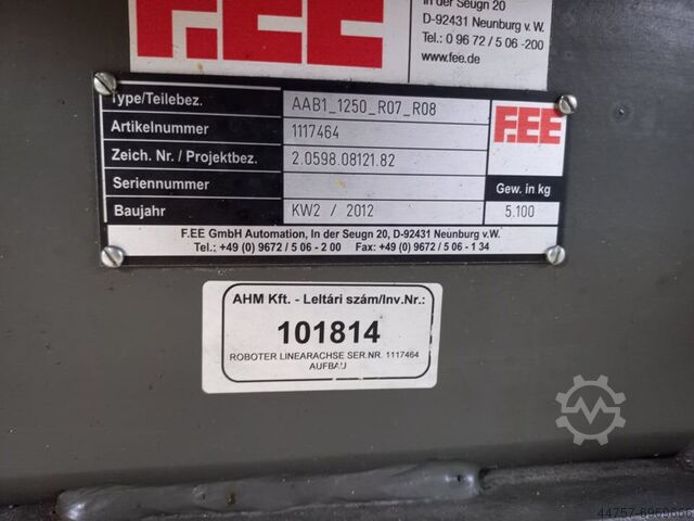LINEAR AXIS FOR ROBOTS FEE SSIR