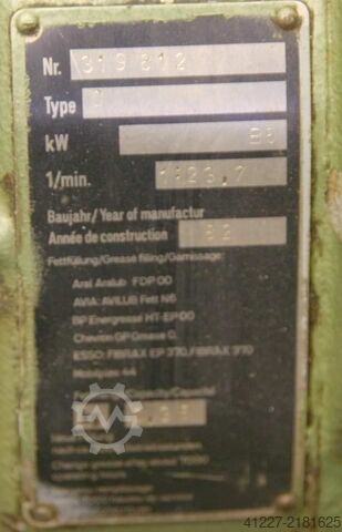 Luminous flux gear motor AMK RDEI 80/2MST