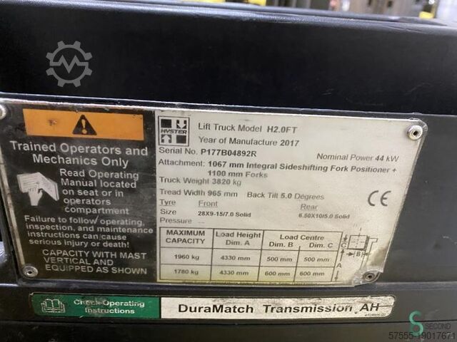 Forklift Hyster H2.0DT