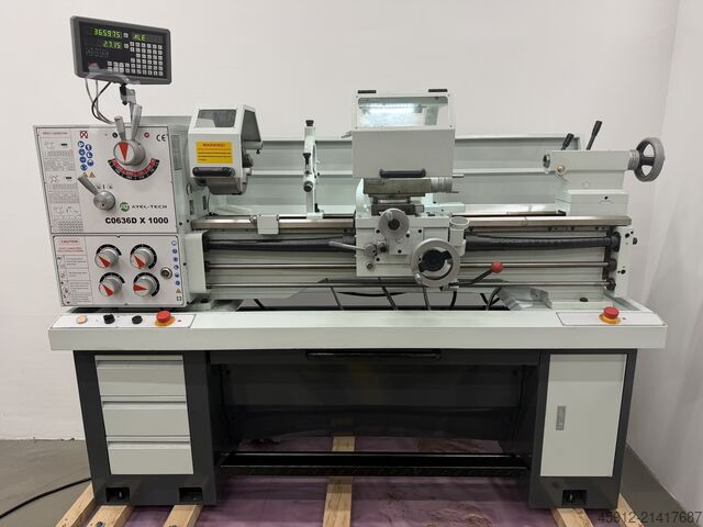 Engine/lead screw lathe, lathe AYEL-TECH C0636D x 1000