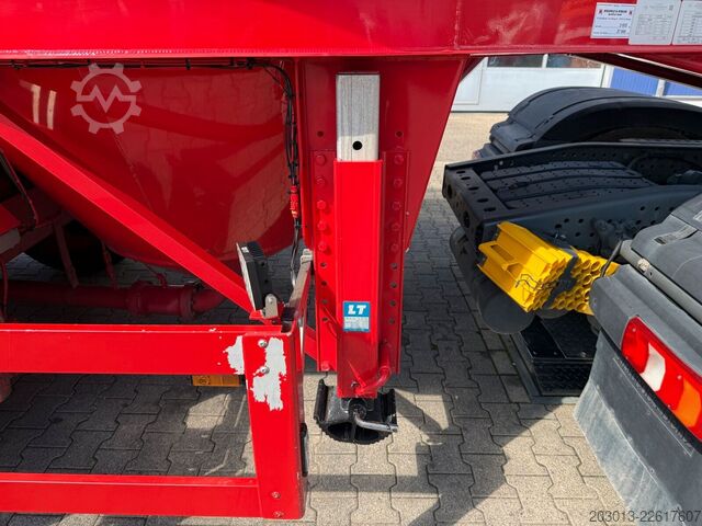 Silo semitrailer FELDBINDER FFB Silo Auflieger TEUT 26.3 - 26 m³ Asche Gülle