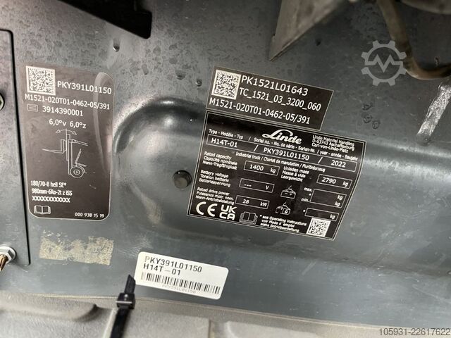 LPG Forklifts Linde H14T-01