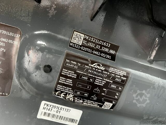 LPG Forklifts Linde H14T-01