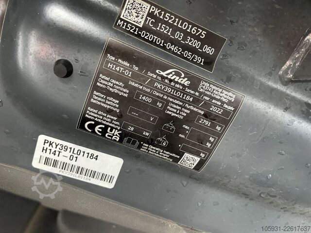 LPG Forklifts Linde H14T-01