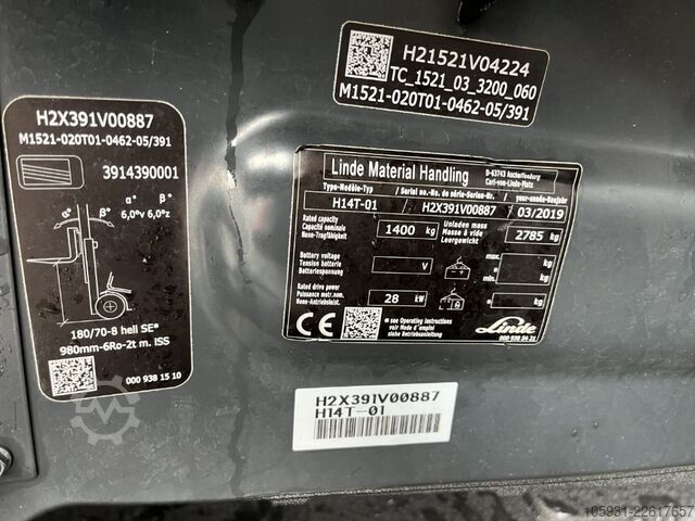 LPG Forklifts Linde H14T-01