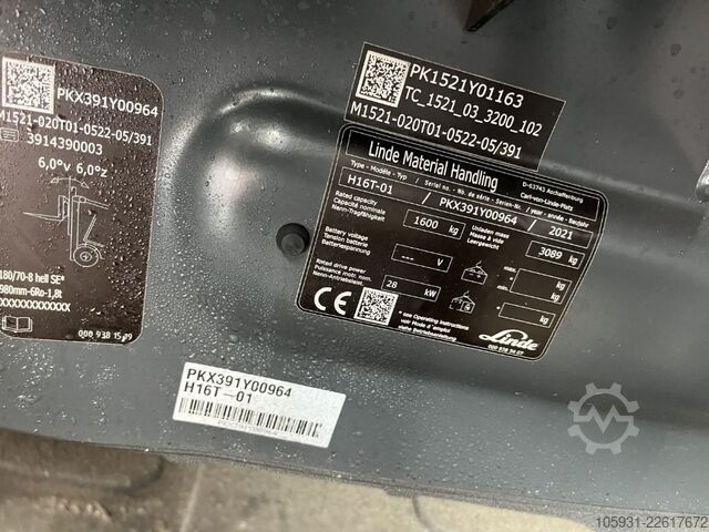 Treibgasstapler Linde H16T-01