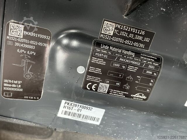 Treibgasstapler Linde H16T-01