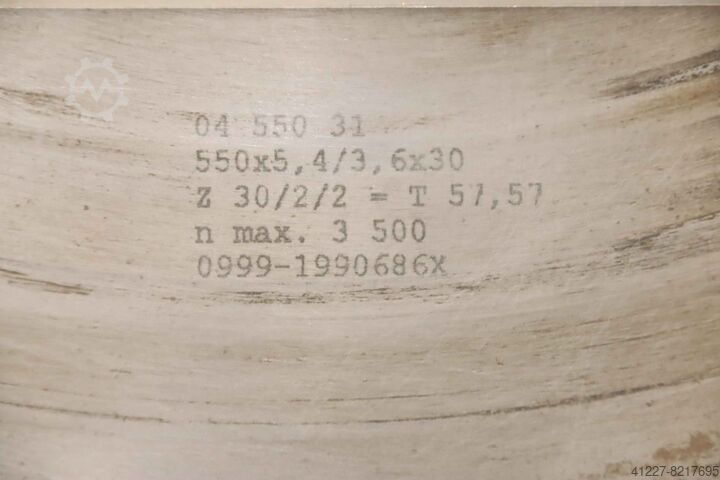 Tischkreissäge White Paisley Sägeblatt  Ø 550 mm