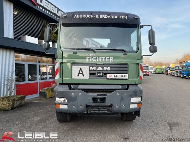Three-sided tipper truck MAN TGA 26.430 6x4BB*Meiller Kipper*AP-Achsen*Blatt*