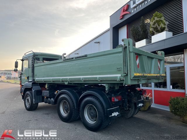 Three-sided tipper truck MAN TGA 26.430 6x4BB*Meiller Kipper*AP-Achsen*Blatt*