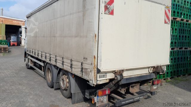 Flatbed truck with tarp MAN 26.390 TGA*7,5m Pritsche*2,5 to LBW*AHK*B/L*Lift