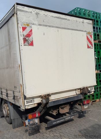 Flatbed truck with tarp MAN 26.390 TGA*7,5m Pritsche*2,5 to LBW*AHK*B/L*Lift