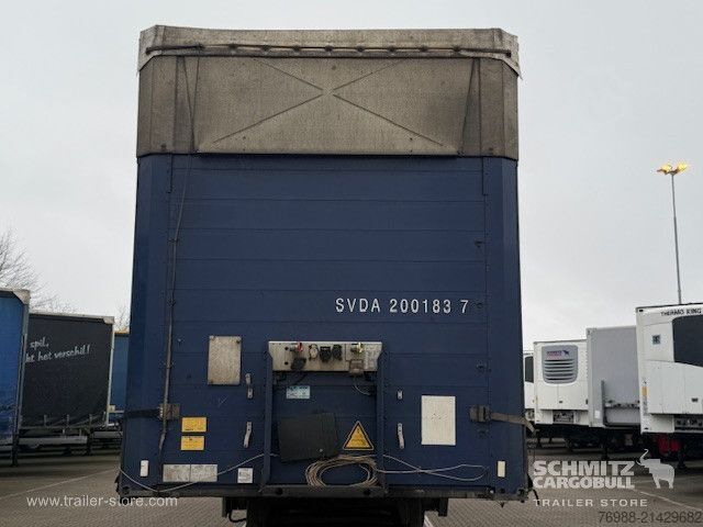 Open semitrailer with tarp Schmitz Cargobull Curtainsider Mega
