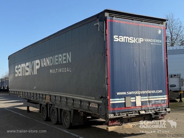 Open semitrailer with tarp Schmitz Cargobull Curtainsider Mega
