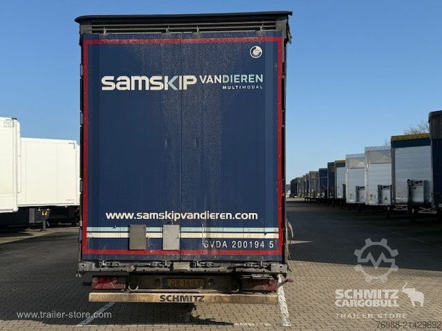 Open semitrailer with tarp Schmitz Cargobull Curtainsider Mega