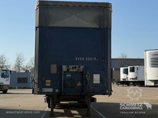 Open semitrailer with tarp Schmitz Cargobull Curtainsider Mega