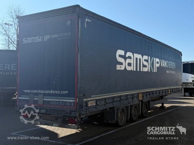 Open semitrailer with tarp Schmitz Cargobull Curtainsider Mega