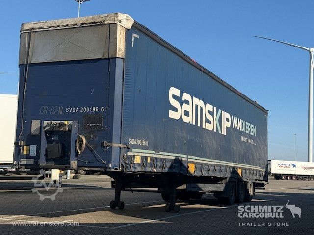 Open semitrailer with tarp Schmitz Cargobull Curtainsider Mega
